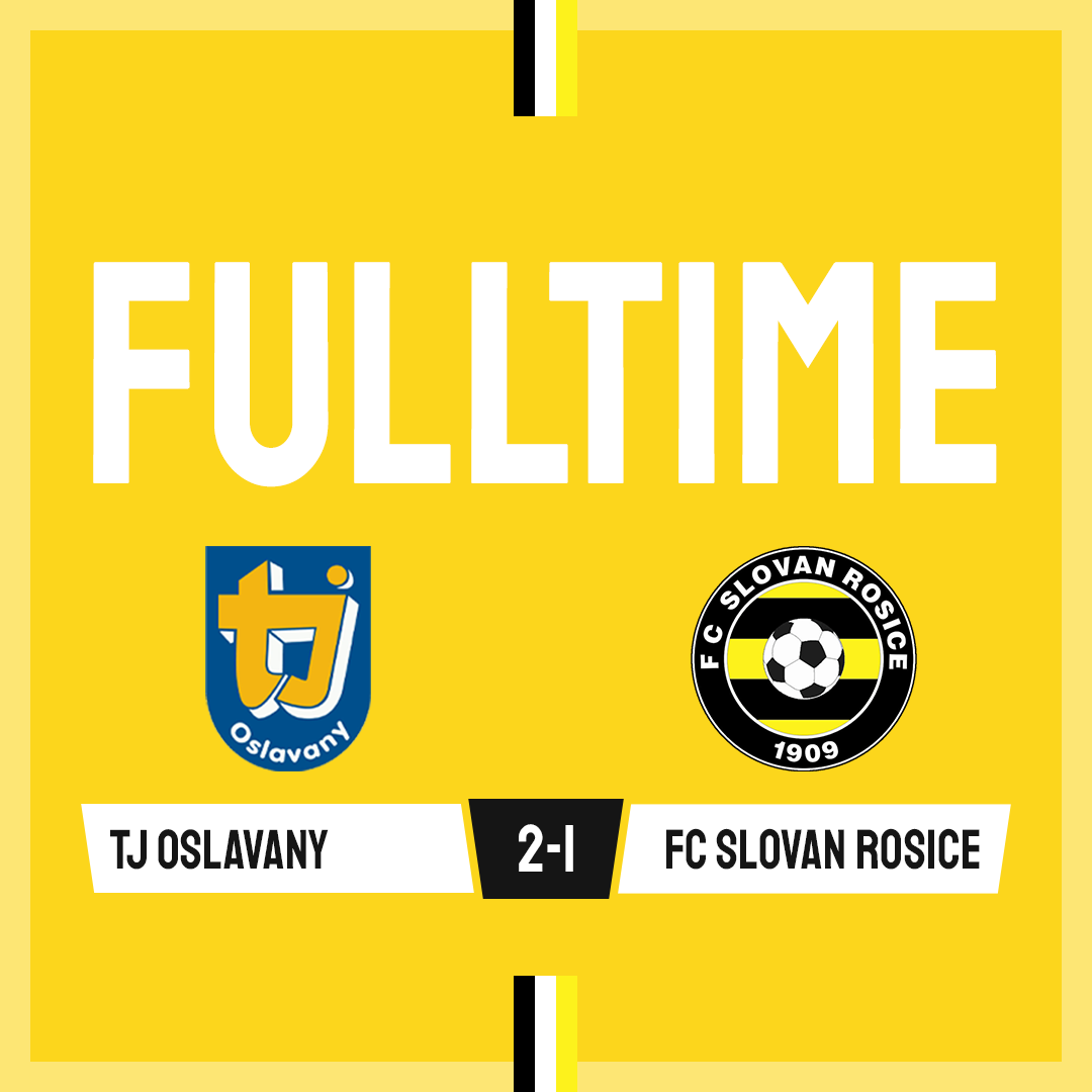 První porážka B-týmu v Oslavanech 2:1 ❌