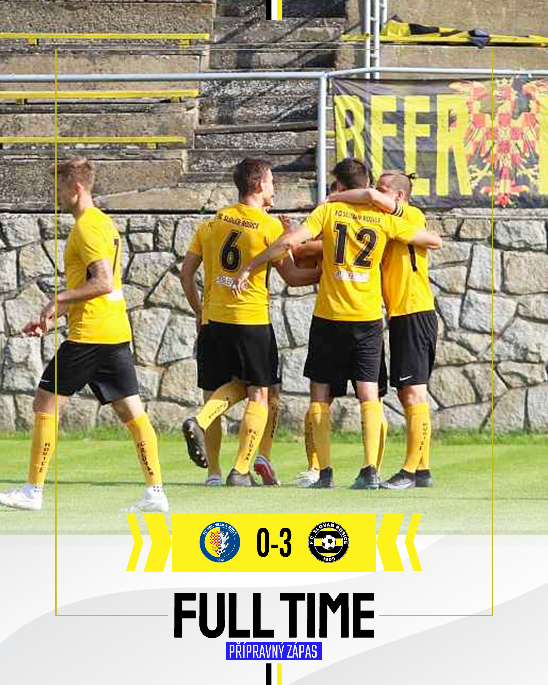 Ve 2.přípravném zápase vítězíme proti V.Bíteši 3:0  ✅