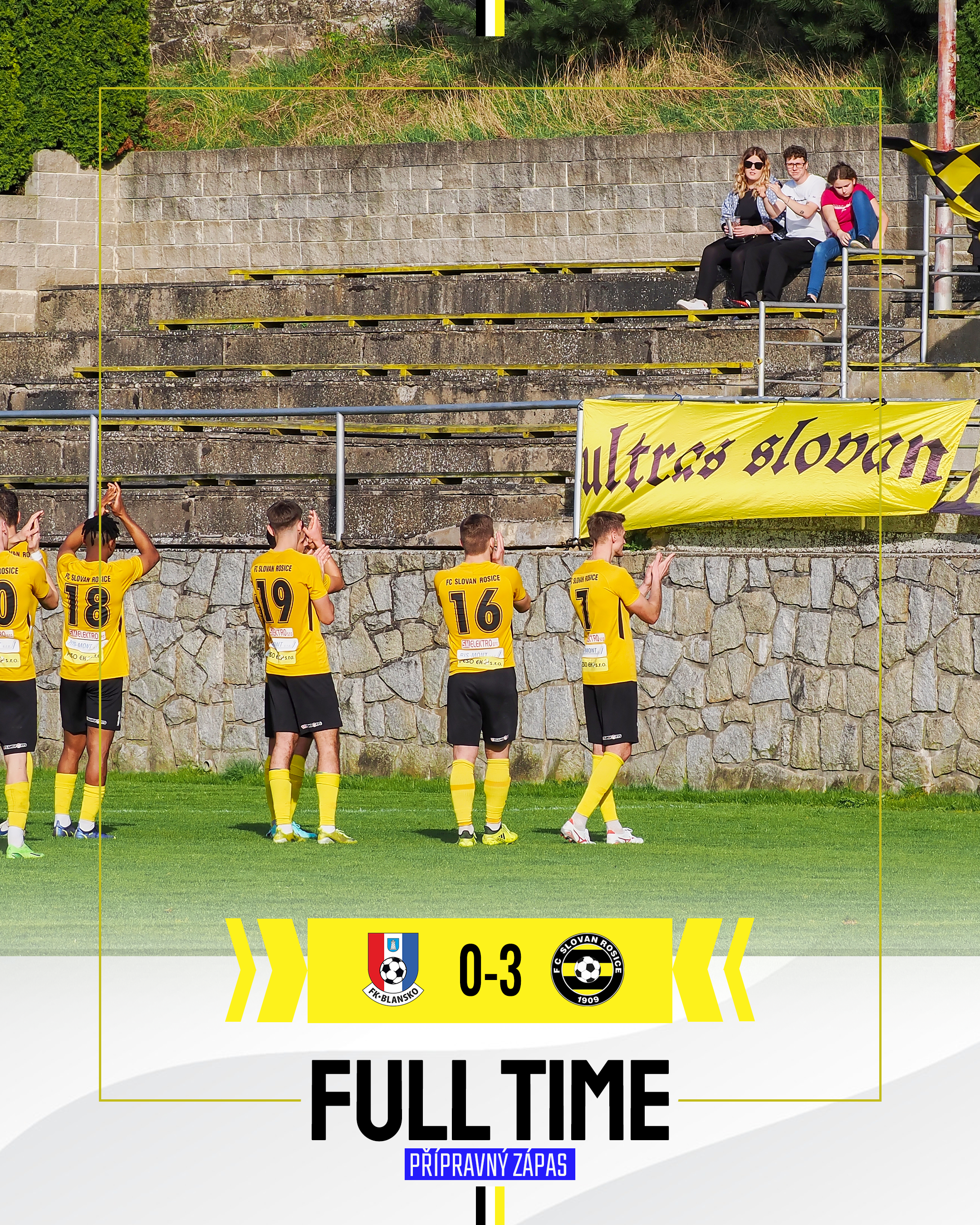 Dobrý výkon a výhru 3:0 nad Blanskem řídil Matula ✅