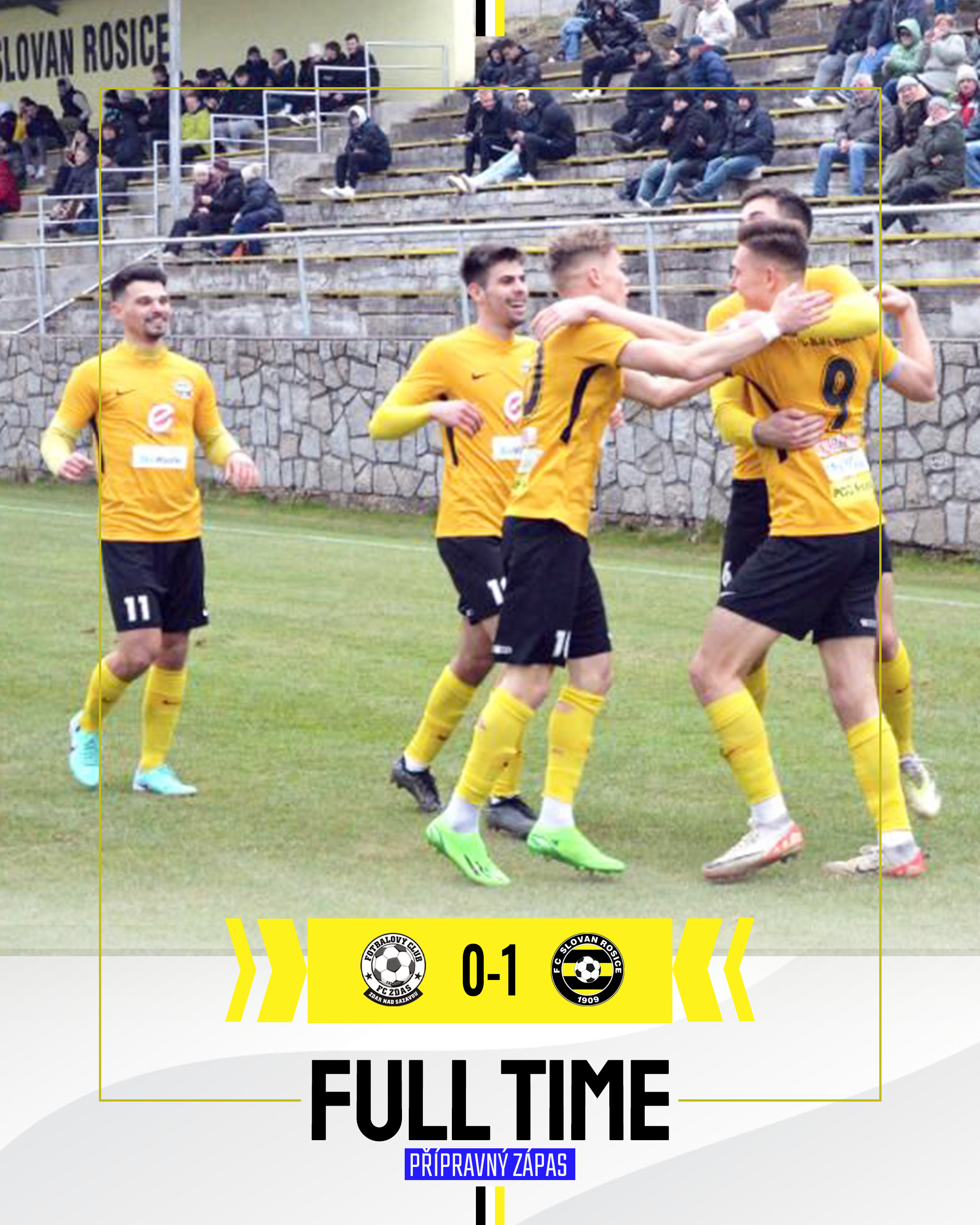 V generálce na ligu vítězíme nad Žďárem 1:0  ✅