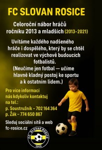 Celoroční nábor hráčů