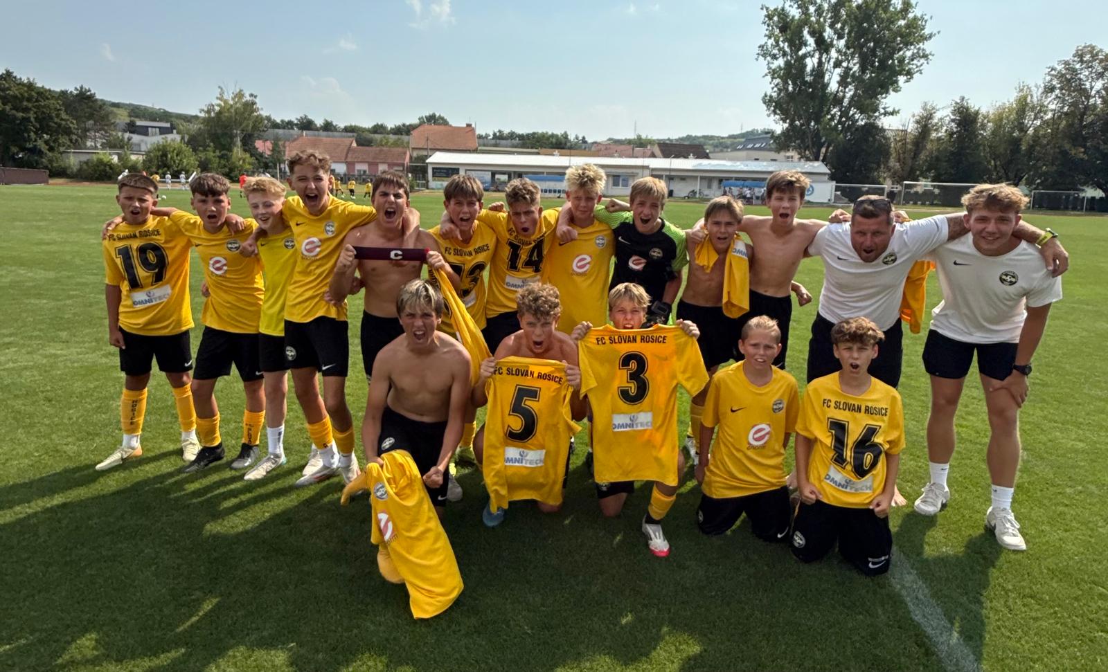 Starší žáci,,A´´vstoupili do nové sezóny výhrou s FC Hustopeče