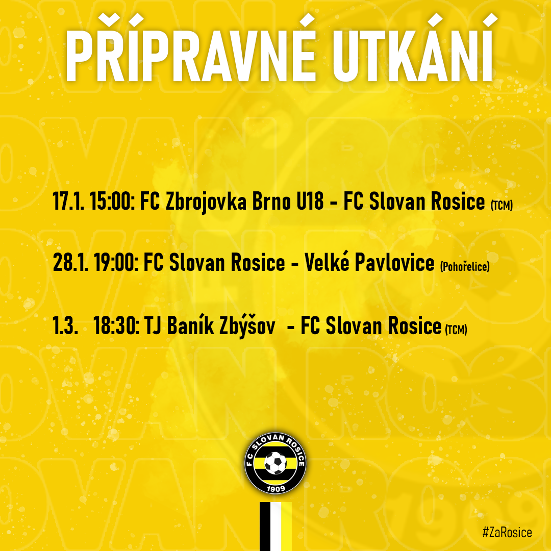 Plán zimní přípravy A-týmu