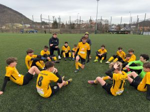 Do jarní části soutěžě vstoupili starší žáci ,,A´´ vítězně.