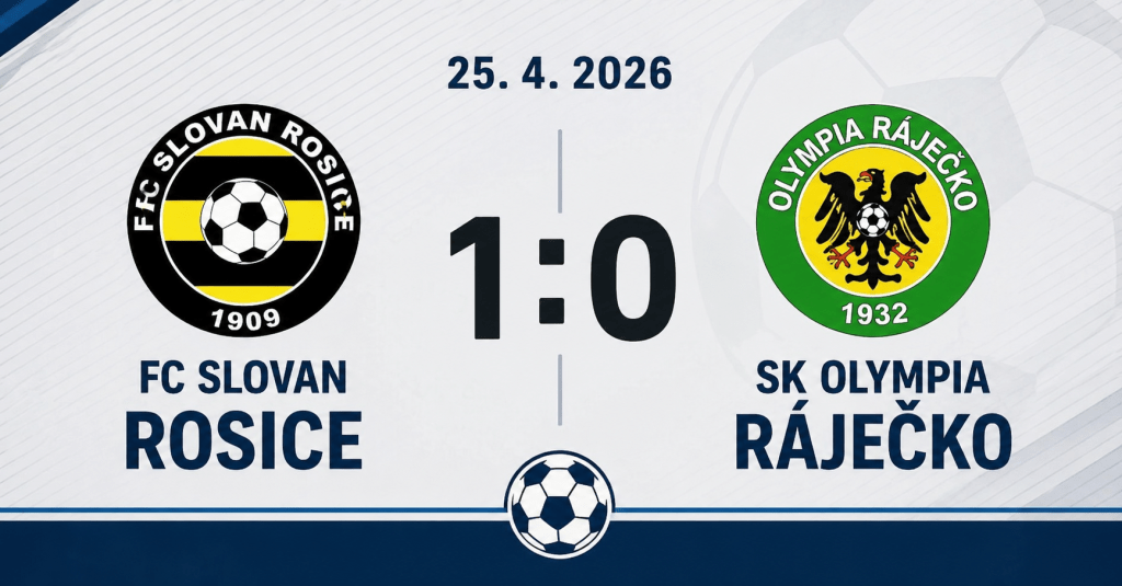 Rosice berou tři body po gólu v&nbsp;závěru