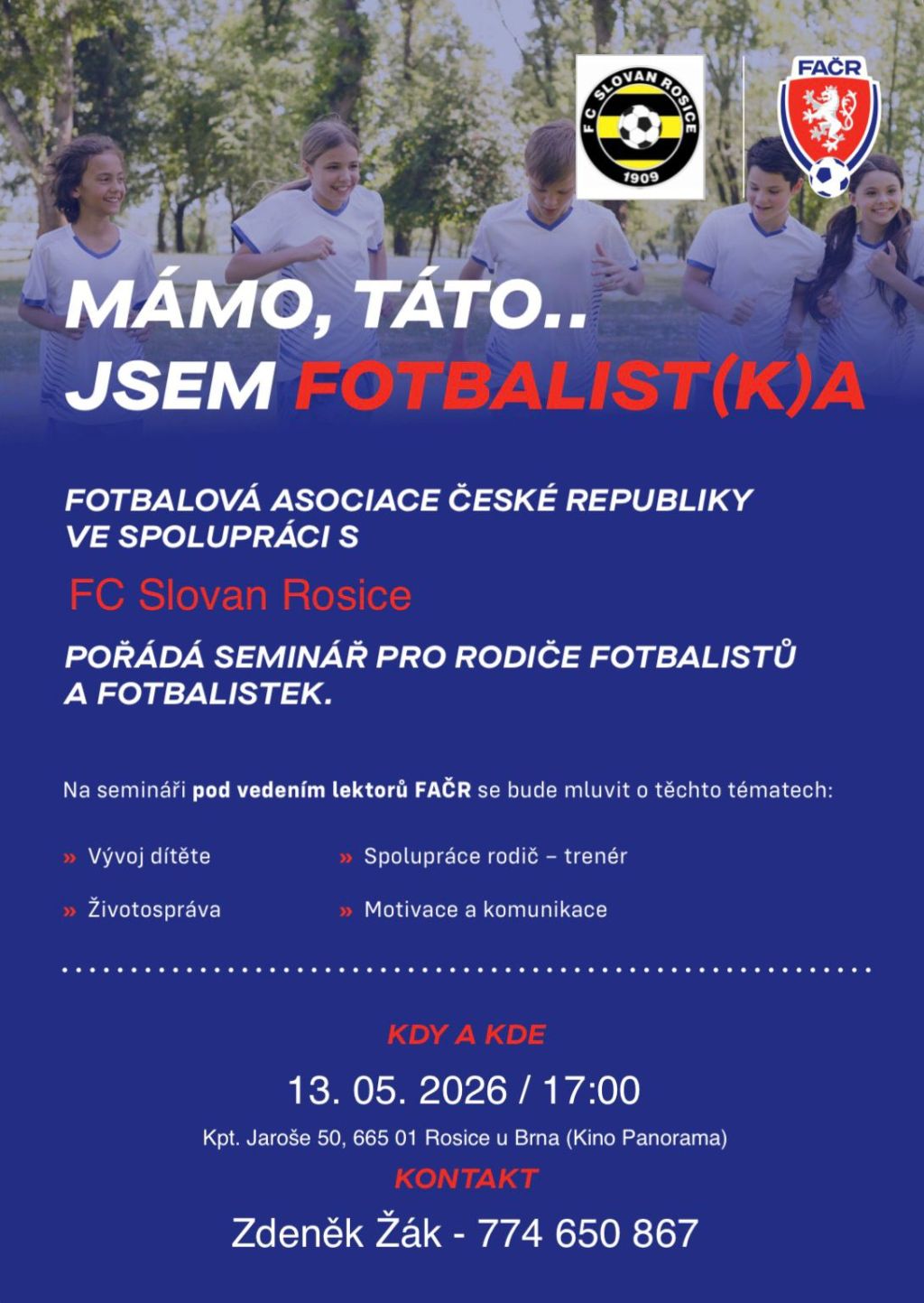 Role rodiče ve sportu: Jak vést děti bez tlaku a s&nbsp;radostí